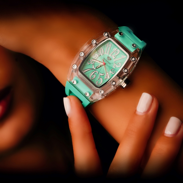 Diamonds Aqua Dial